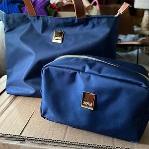 JWorld cosmetic tote and travel toiletry tote.